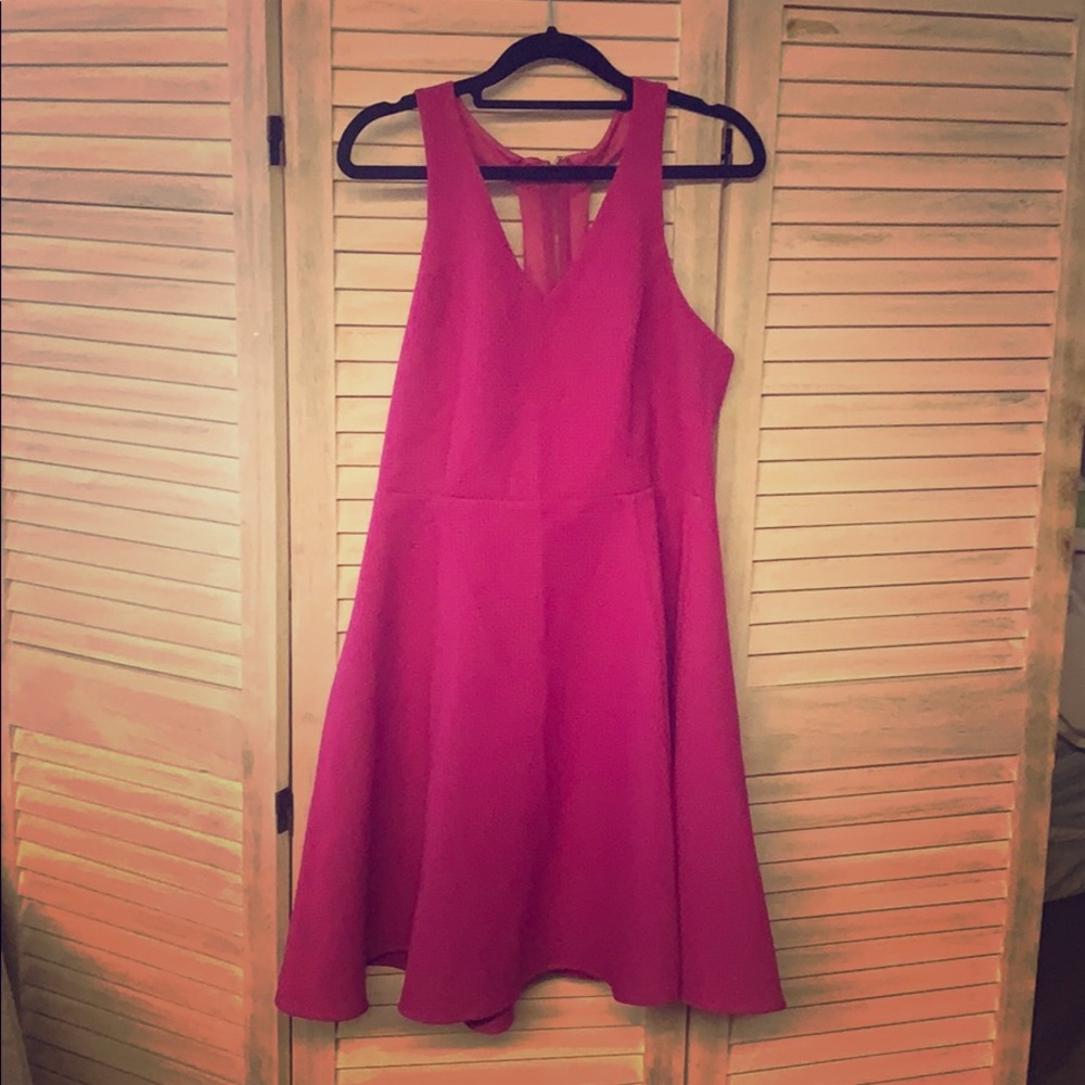 Fuchsia Racerback Dress